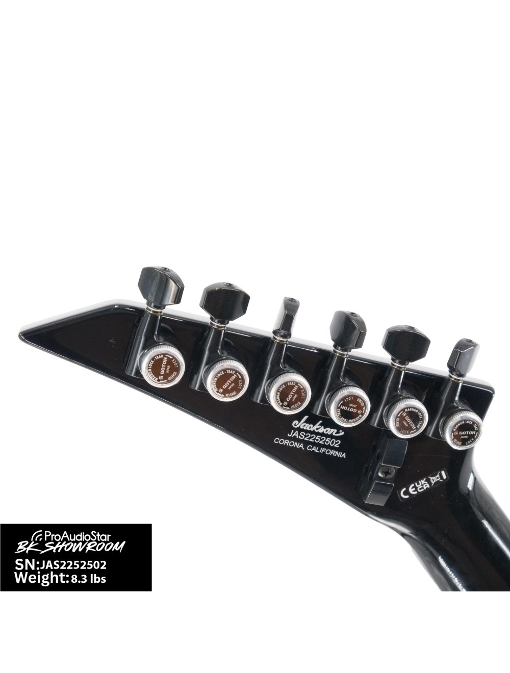 Used Jackson USA SL3 Soloist - Black w/OHSC