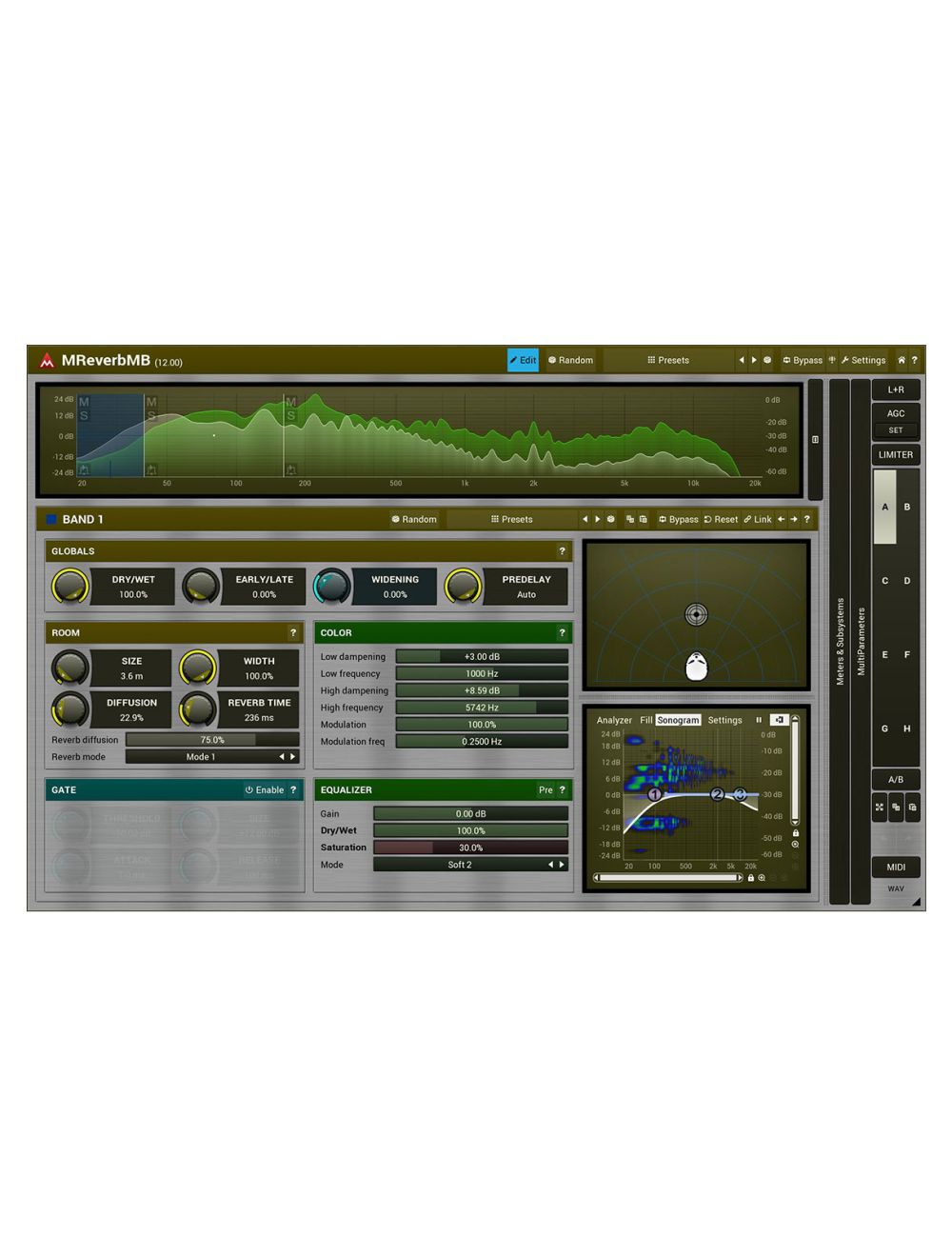 Melda MReverbMB 6 Bands to Create Unbelievable Effects
