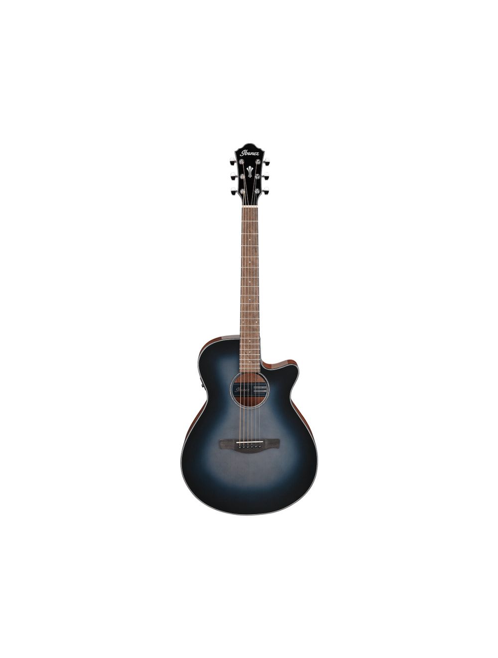 Ibanez AEG50IBH AEG Acoustic Guitar - Indigo Blue Burst High Gloss