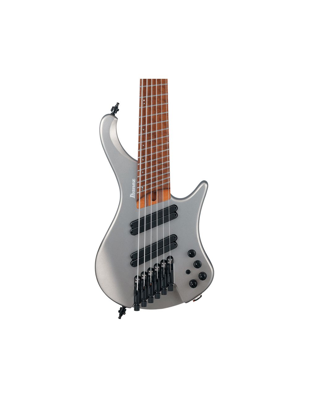 Used Ibanez EHB1006MSMGM EHB Headless 6-String MS - Metallic Gray Matte