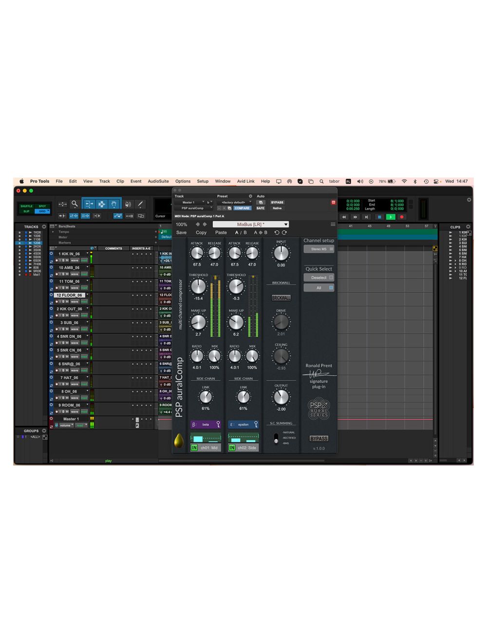 PSP Audioware aural Comp