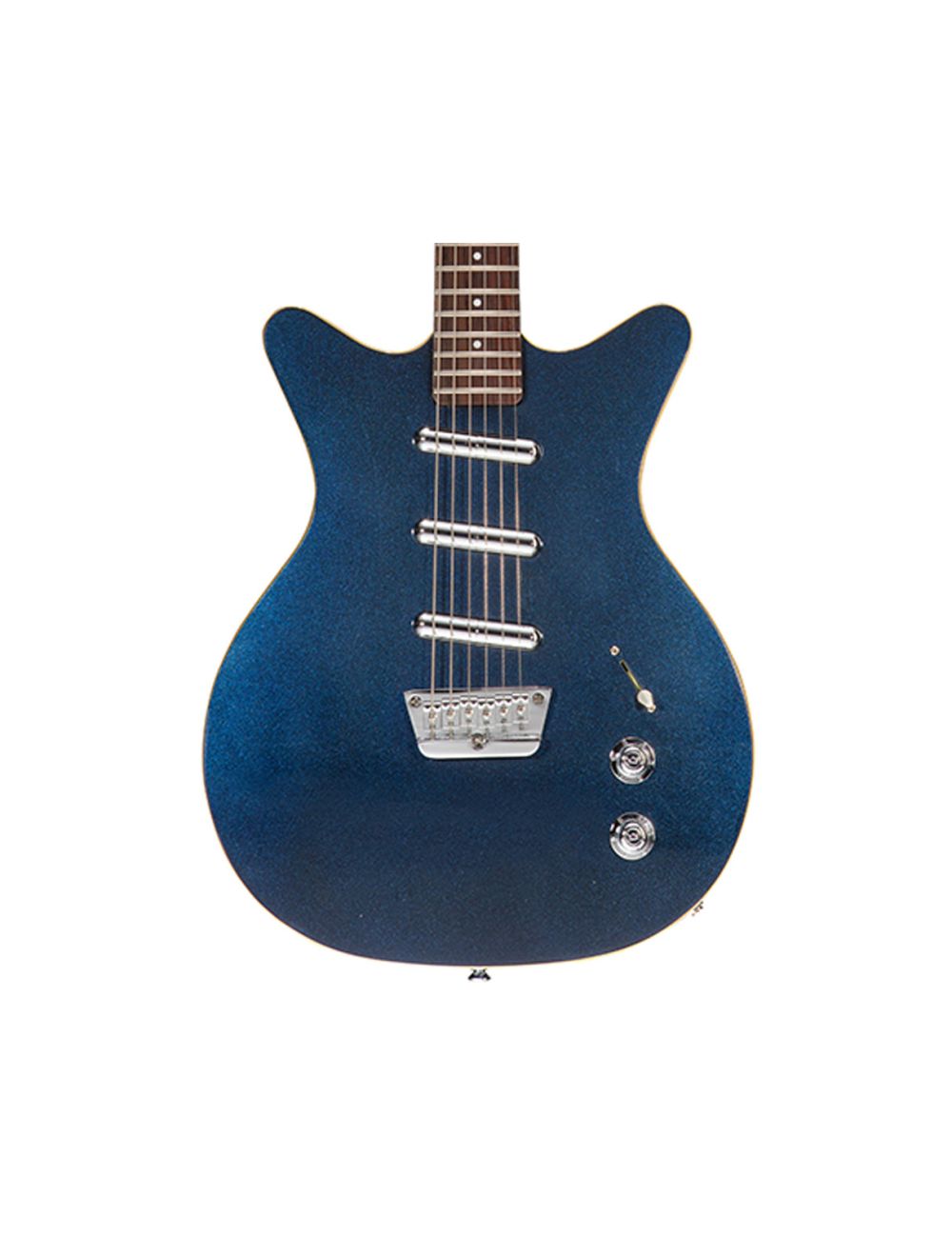 Danelectro '59 Triple Divine Electric Guitar - Blue Metallic