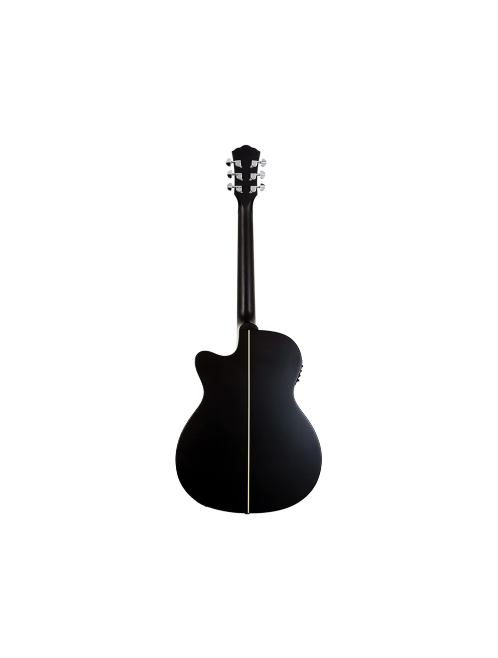 Washburn Deep Forest Grand Auditorium Cutaway A/E Guitar Striped Ebony