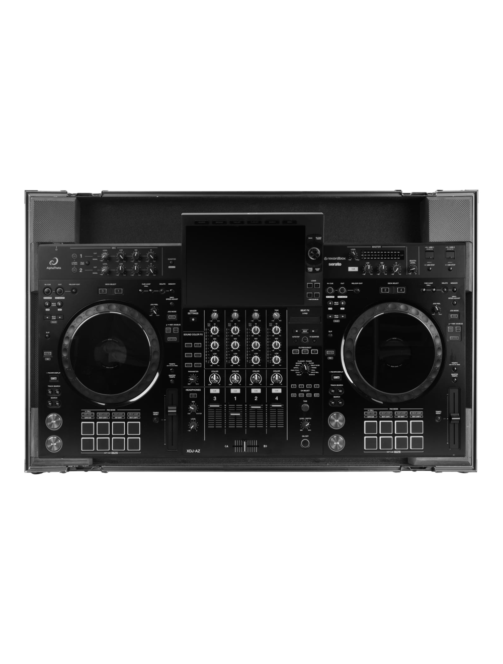 Odyssey FZXDJAZWBL Flight Case for AlphaTheta XDJ-AZ (Black) (Open Box)