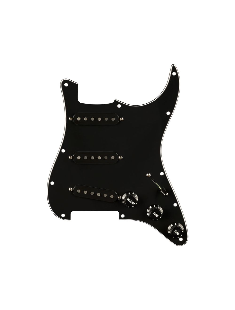 Used Fender Pre-Wired Strat Pickguard Pure Vintage '59 w/RWRP Mid - Black
