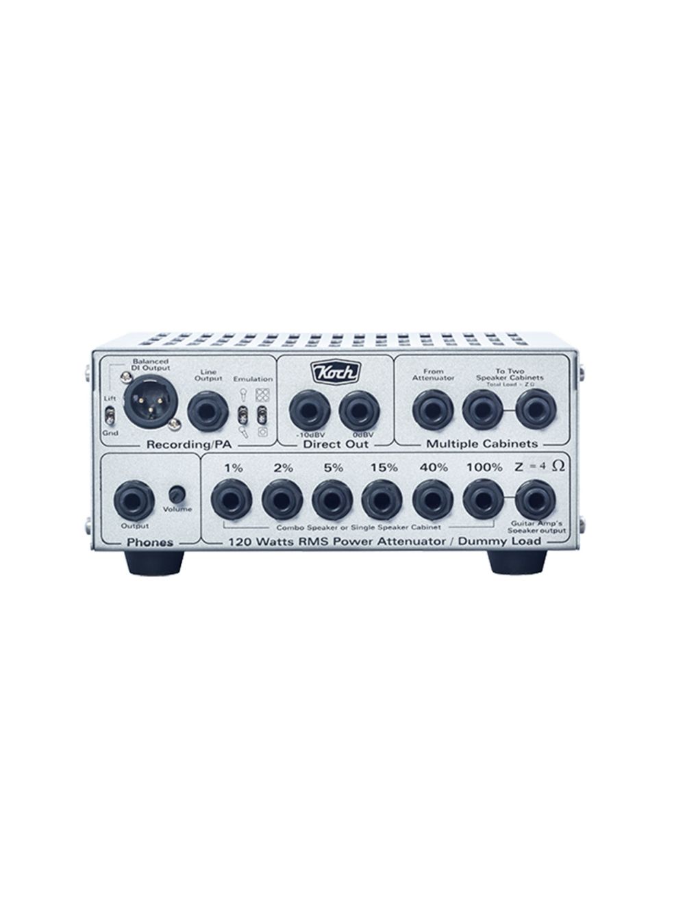 Koch Amps LB120II-16 16 Ohm 120-Watt Loadbox Attenuator / Speaker Sim & DI  Box