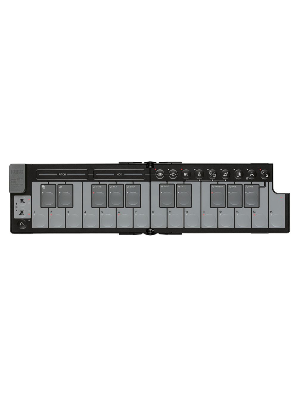 Korg nanoKEY Fold Foldable MIDI Keyboard - Black