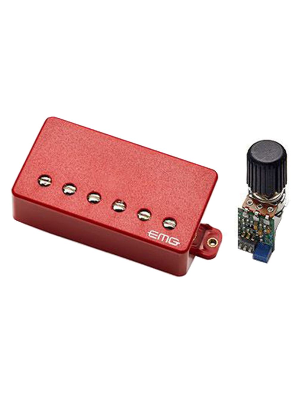 EMG Alexi HOB Active Pickup Set (Floyd) - Red/Chrome Screws