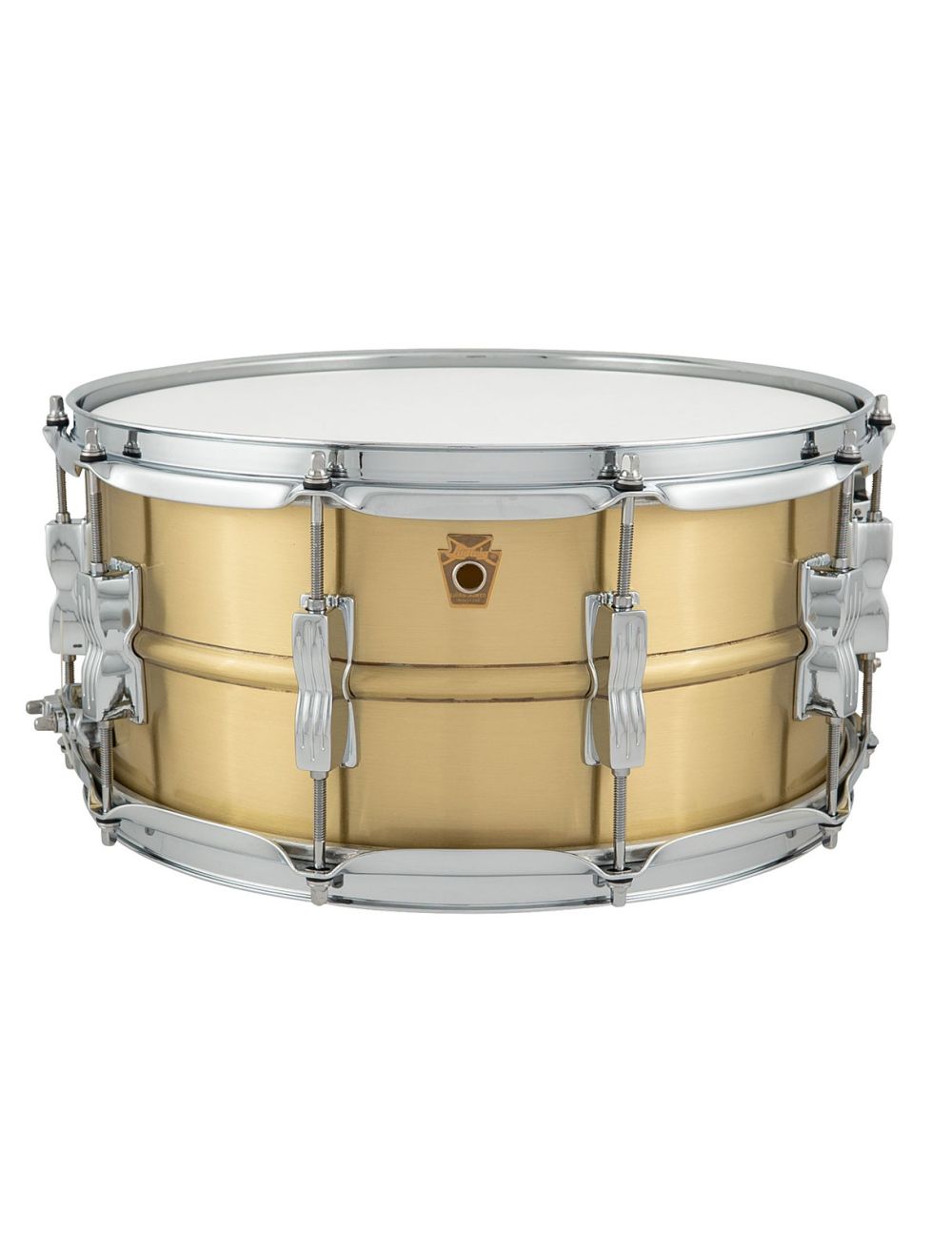 Ludwig 6.5x14" Acro Brass Snare Drum w/P86CH Throwoff
