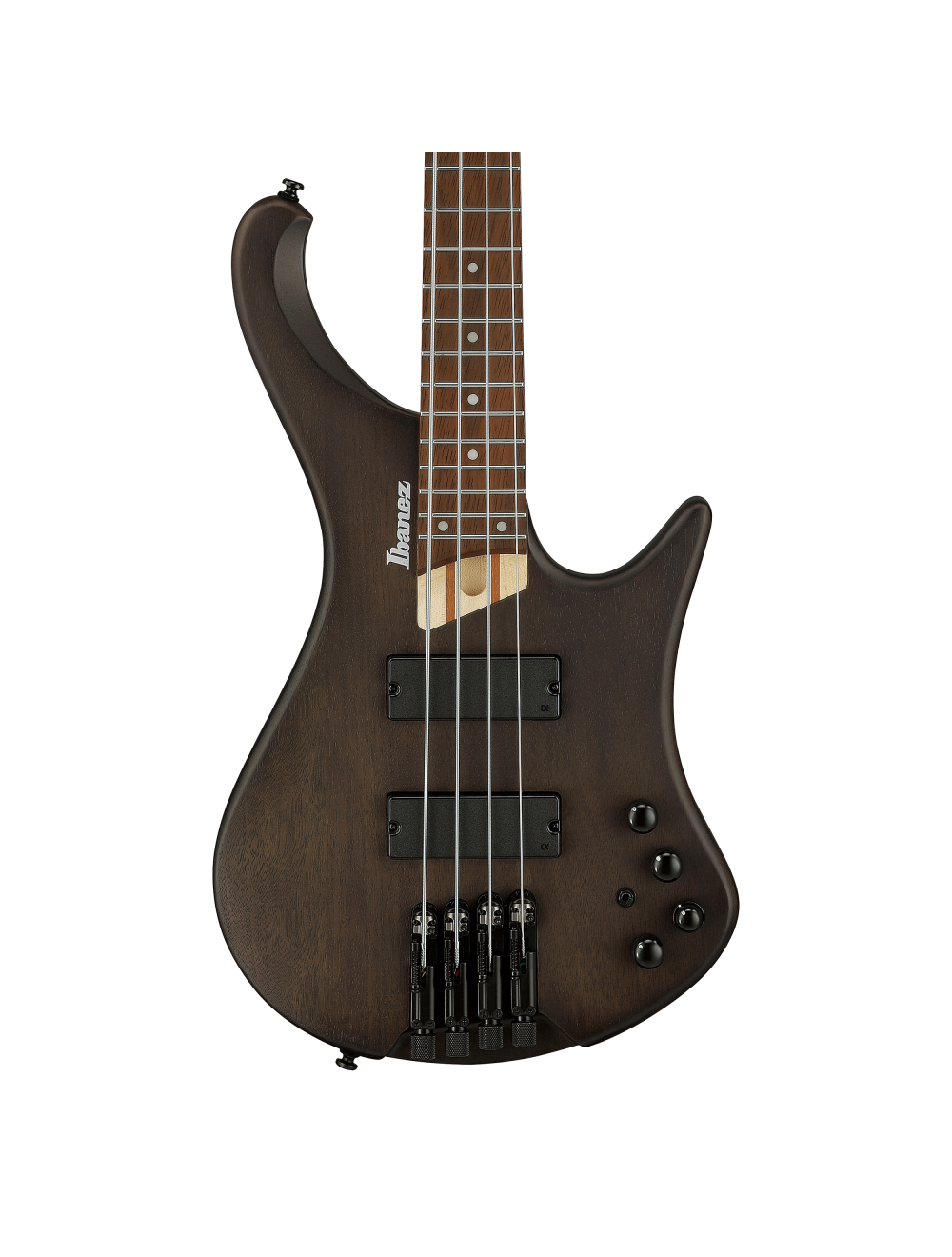 Used Ibanez EHB600WNF EHB Ergonomic Headless Bass - Walnut Flat