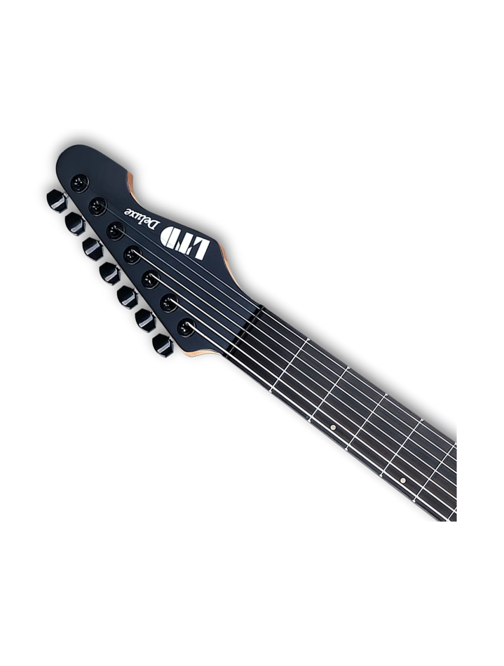 ESP LTD TE-1007 7-String Baritone Electric Guitar - Black Blast - B-Stock