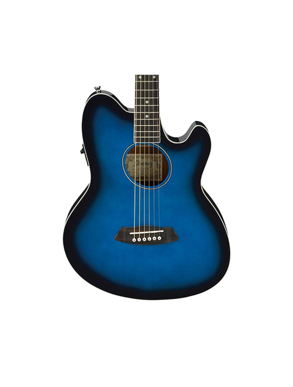 Ibanez TCY10ETBS Talman Acoustic Guitar - Transparent Blue Sunburst