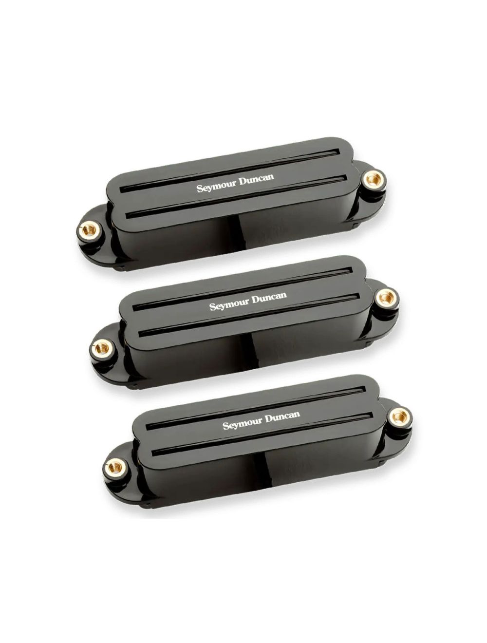 Seymour Duncan SCR-1 Cool Rails Stratocaster Pickup Set - Black - Open Box
