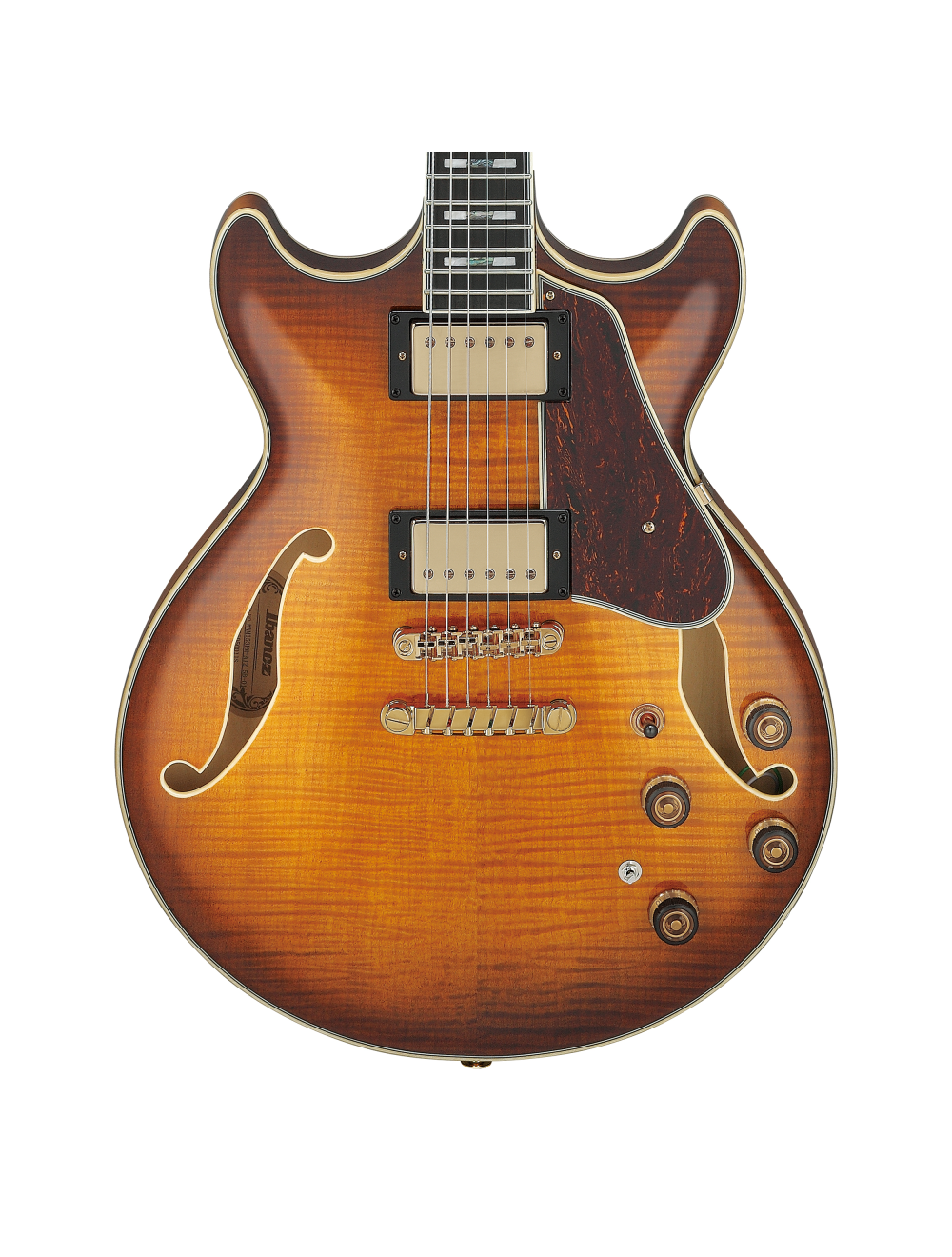 Used Ibanez AM153FM AM Artstar Semi-Hollow Guitar - Antique Tobacco Burst