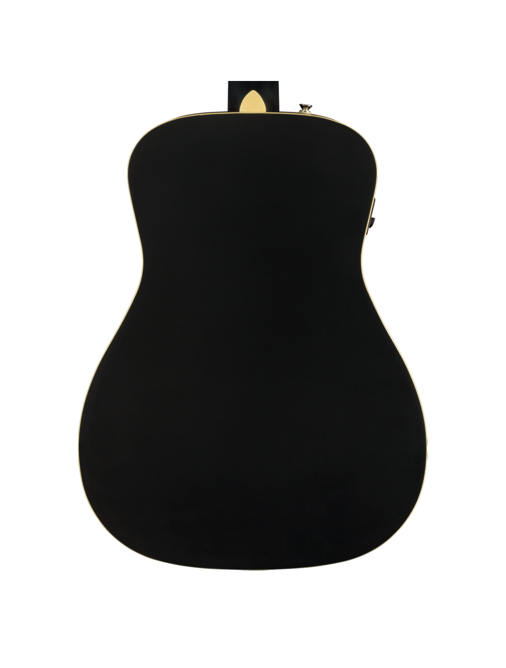 Fender Joe Strummer Campfire Acoustic Guitar - Matte Black w/ Walnut FB