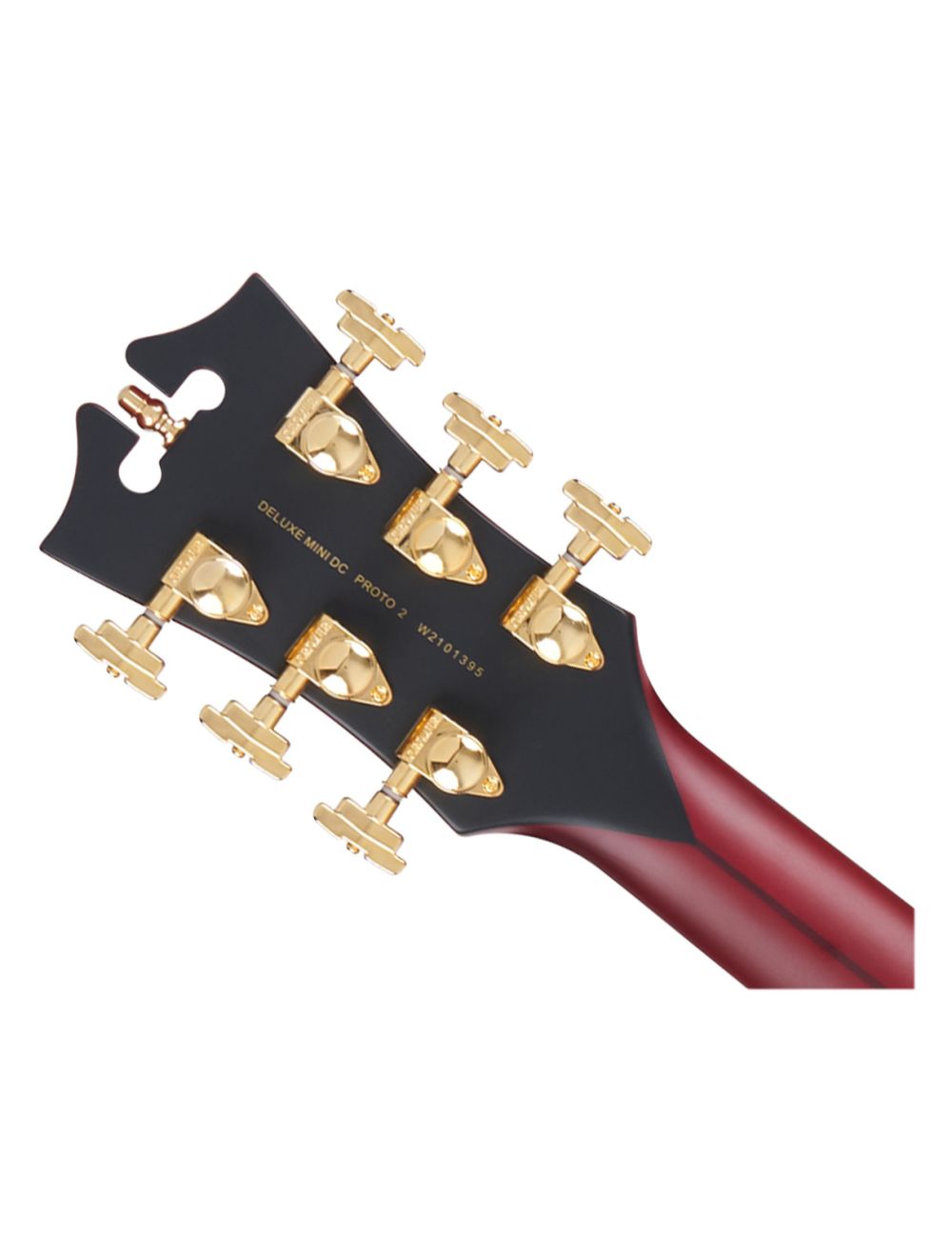 D'angelico Deluxe Mini DC w/ Stop-Bar Tailpiece - Satin Brown Burst