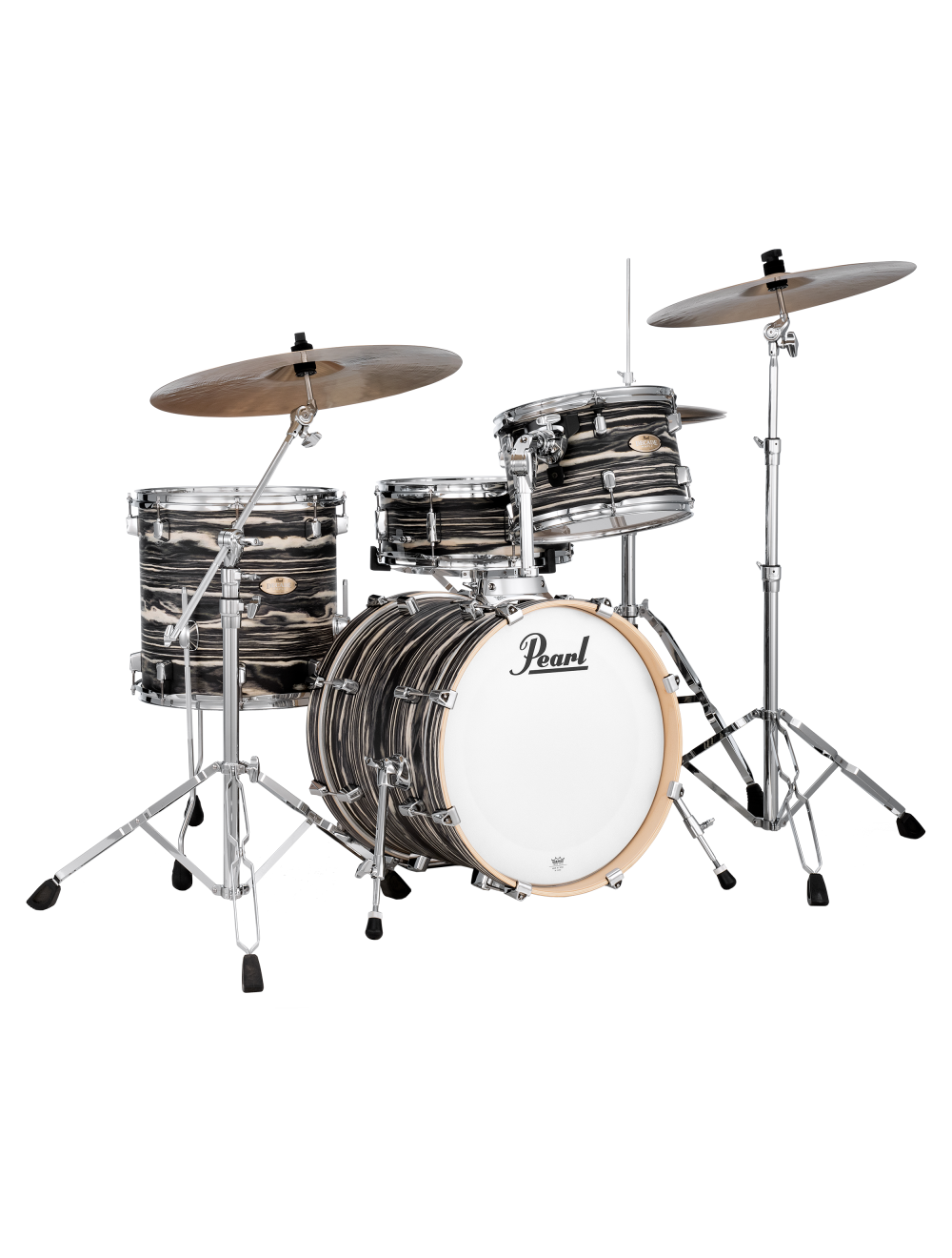 Pearl Decade Maple Artisan 4-Pc. Bop Shell Pack w/18" Kick - Black Satin Marble - Open Box