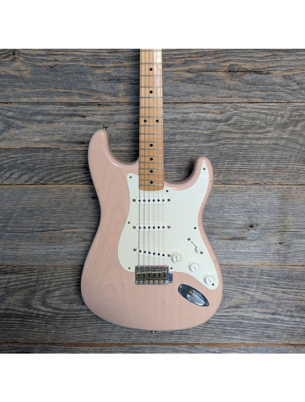 Used Fender Custom Shop MVP 1956 Stratocaster Journeyman Relic - Trans Shell Pink