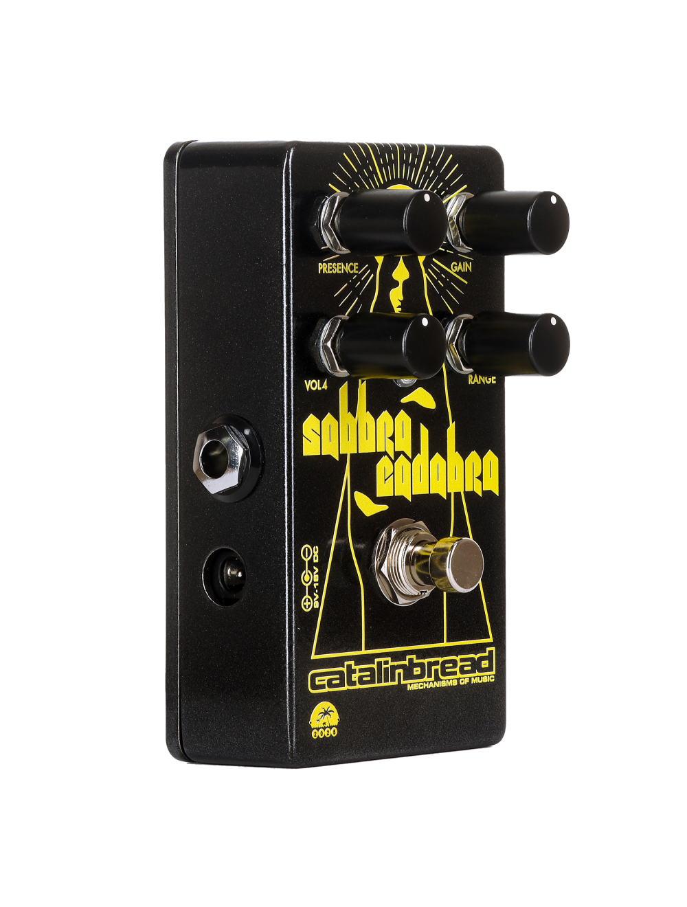Catalinbread Sabbra Cadabra 10th Anniv Overdrive Pedal - Black/Yellow - Open Box