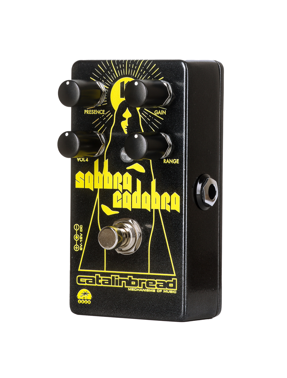 Catalinbread Sabbra Cadabra 10th Anniv Overdrive Pedal - Black/Yellow - Open Box