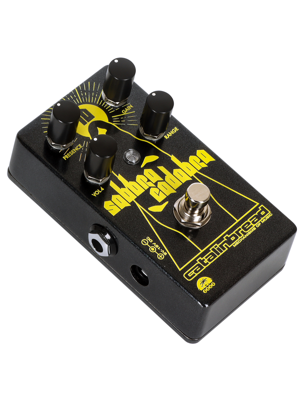 Catalinbread Sabbra Cadabra 10th Anniv Overdrive Pedal - Black/Yellow - Open Box