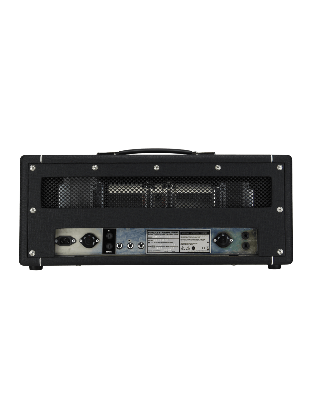 Hiwatt Custom Shop Super-HI 50 Handwired 50W Hi-Gain Tube Amplifier Head - Black