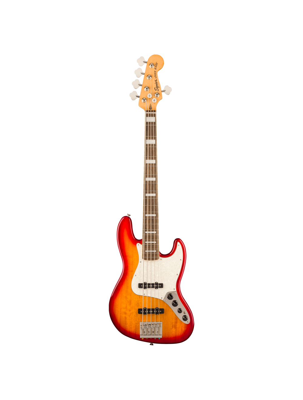 Used Squier Classic Vibe Active '70s Jazz Bass V - Sienna Sunburst