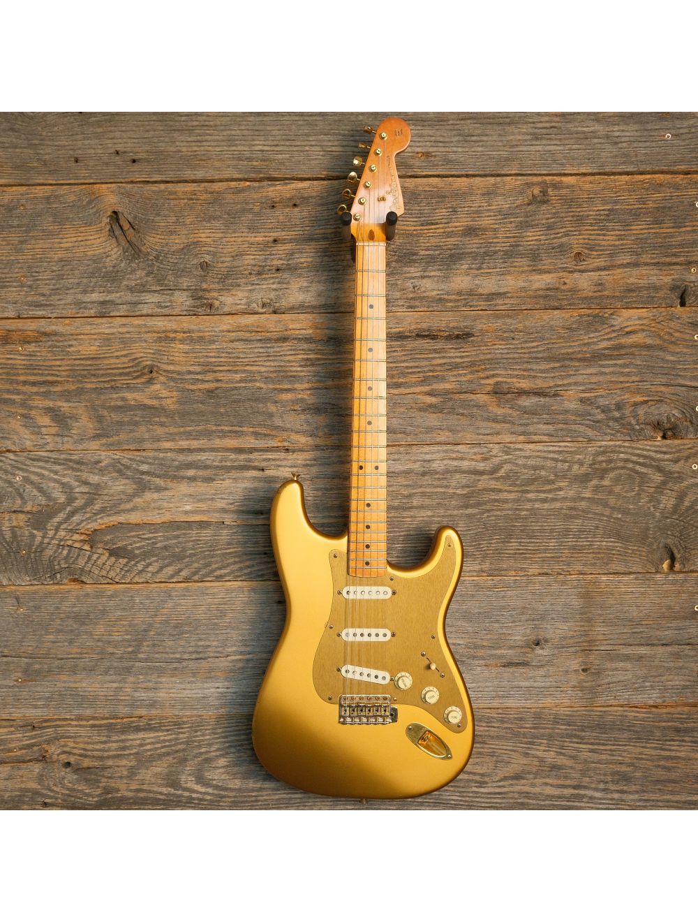 Used Fender HLE Ltd. 57 Reissue Stratocaster (448 of 500) - Triple Metallic Gold