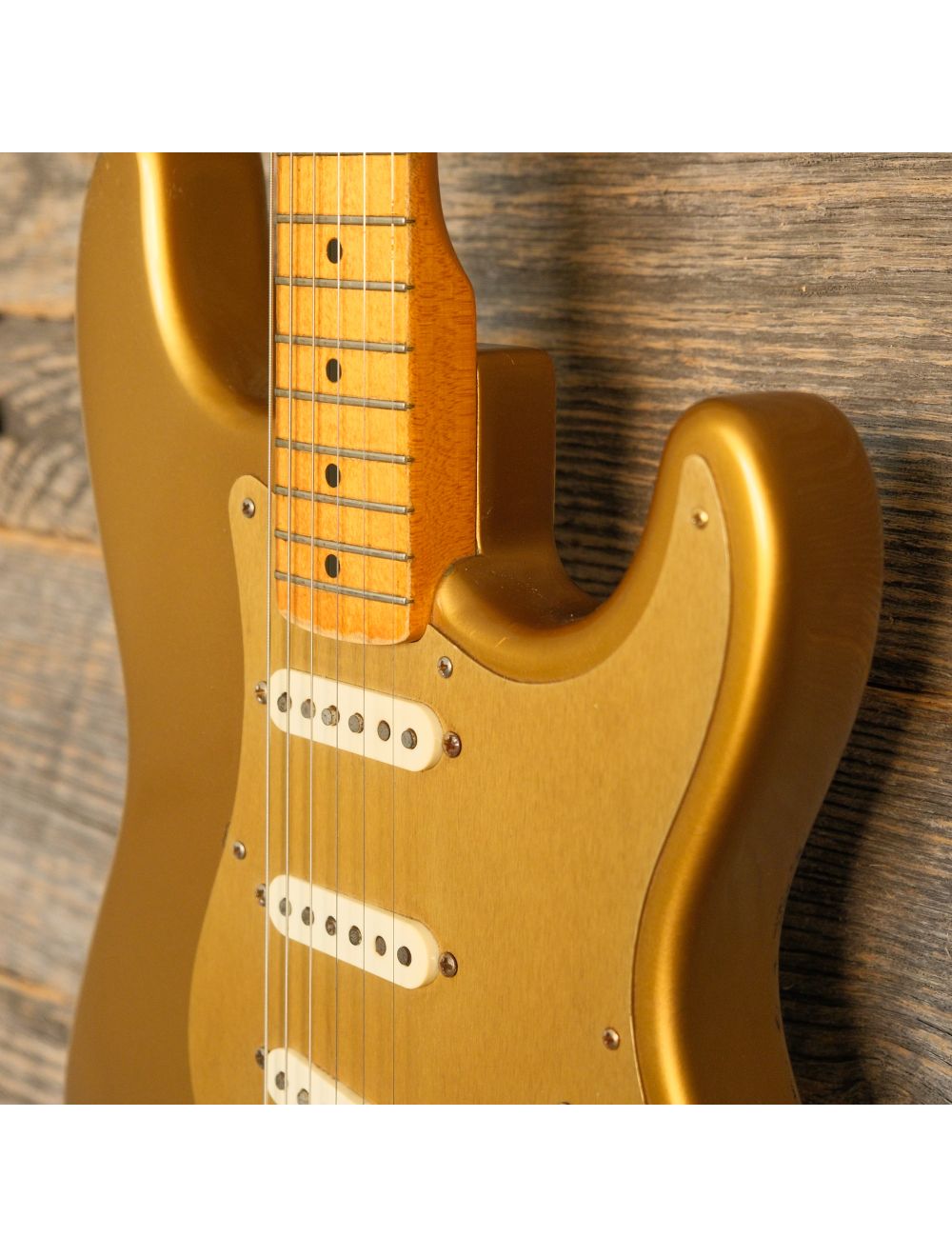 Used Fender HLE Ltd. 57 Reissue Stratocaster (448 of 500) - Triple Metallic Gold