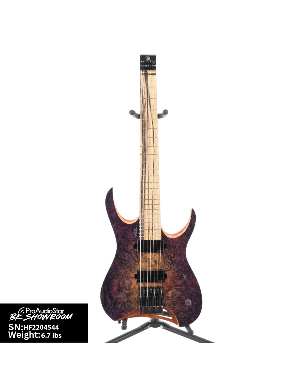 Used Mayones Hydra Elite 7 40th Anniversary Special Edition - Custom Purpleburst