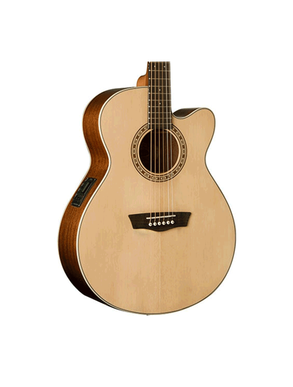 Washburn WG7SCE Harvest Grand Auditorium Cutaway - Natural Gloss - Open Box