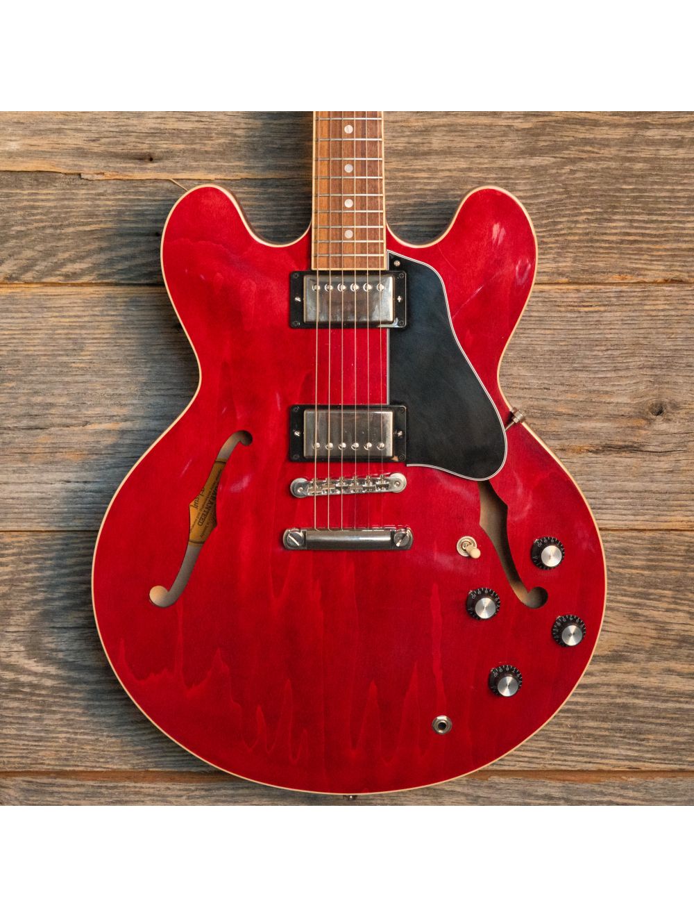 Used Gibson ES-335 50s Neck Semi-Hollow Guitar - 60s Cherry w/OHSC
