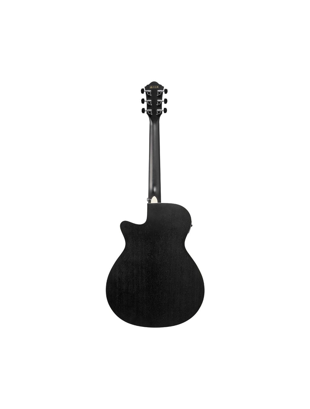 Ibanez AEG7MHWK Acoustic Electric Guitar Weatherd Black Open Pore