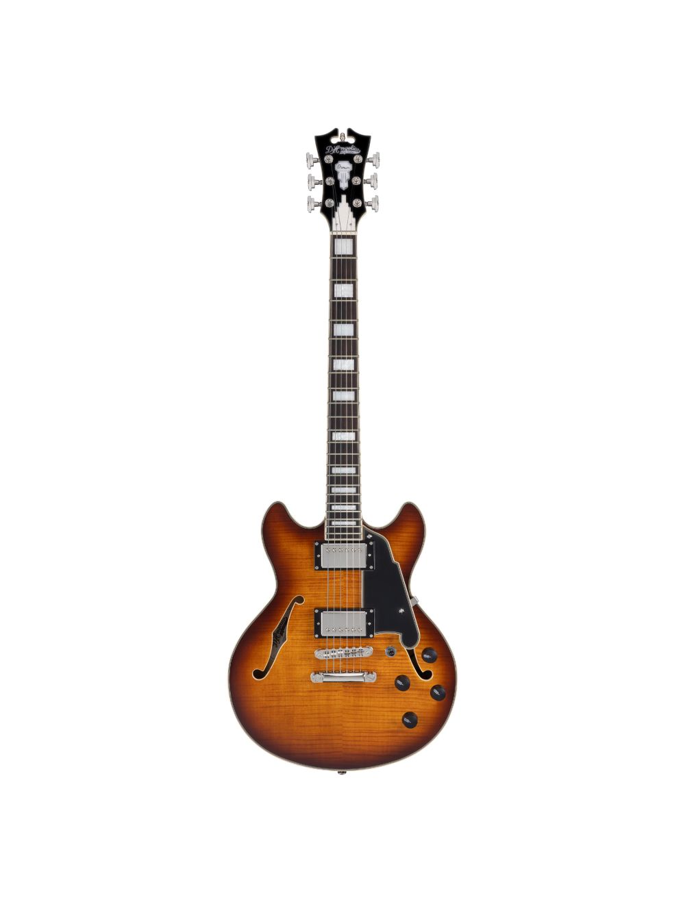 D'Angelico Premier Mini DC Electric Guitar - Dark Iced Tea Burst - B-Stock