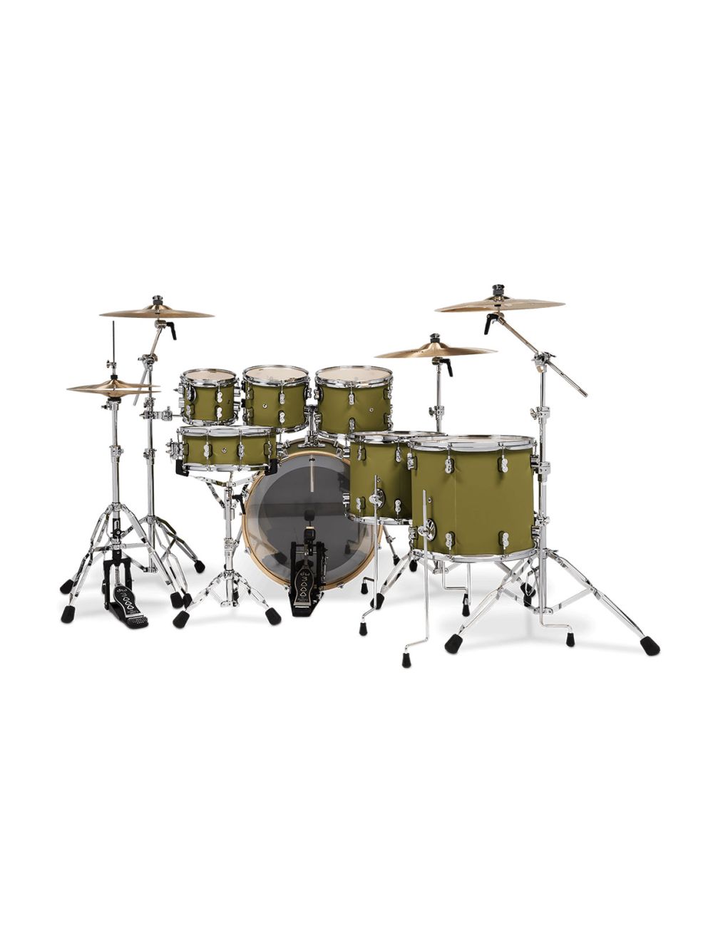 PDP Concept Series 7-Piece Maple Shell Pack - Satin Olive