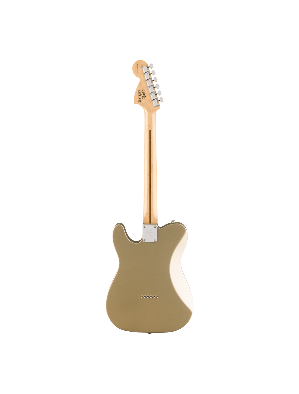 Used Fender Chris Shiflett Telecaster Deluxe - Shoreline Gold w/ Rosewood FB