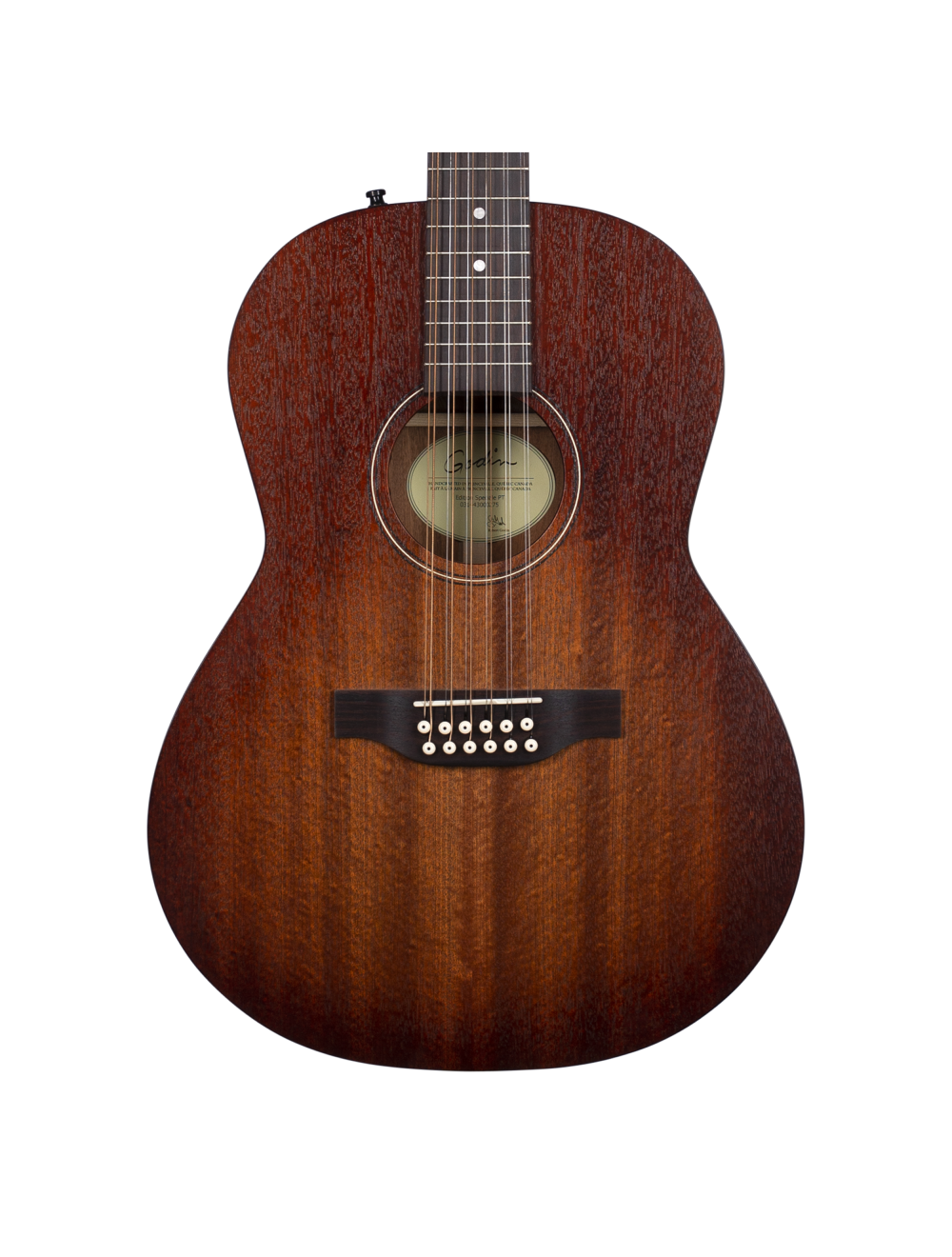 Godin Mahogany Folk 12 12-String A/E Guitar - Rustic Burst - Open Box