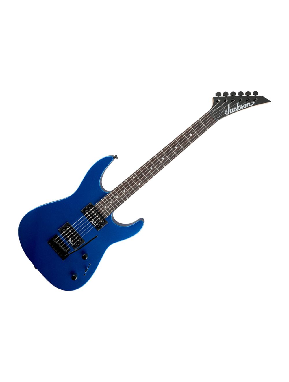 Used Jackson JS Series JS11 Dinky - Metallic Blue w/Amaranth FB
