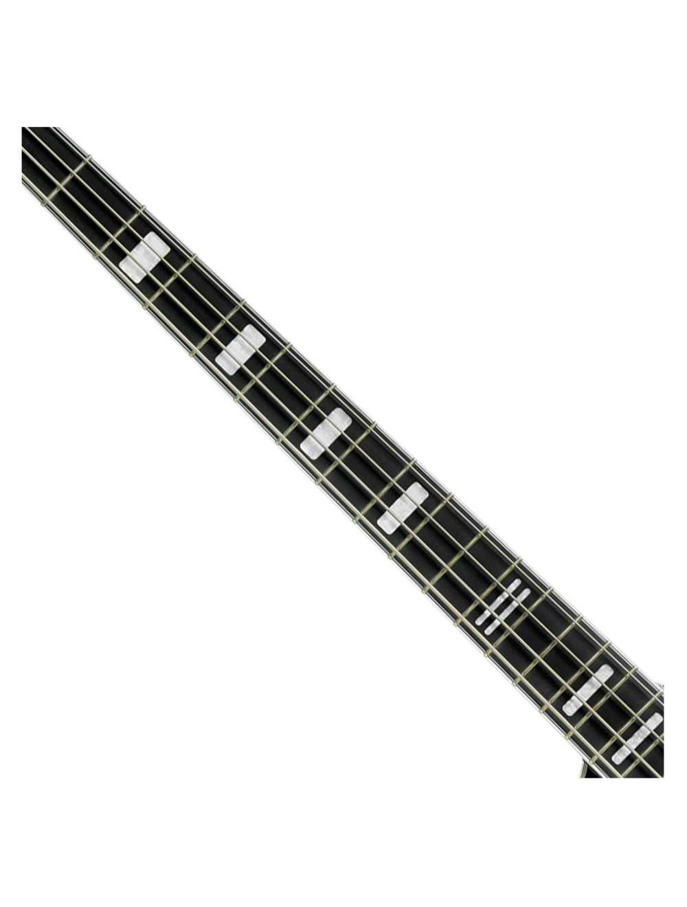 Hagstrom Nekromant 4 Single Cut Bass Guitar - Black Gloss