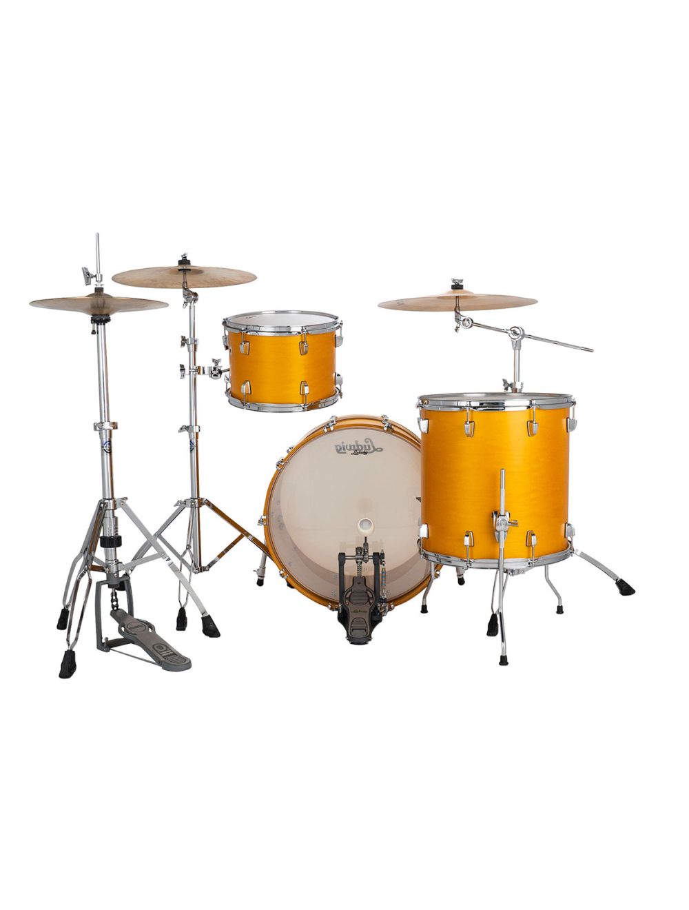 Ludwig Neusonic Fab 3-pc Shell Pack w/ 22" Kick - Golden Slumbers Stain