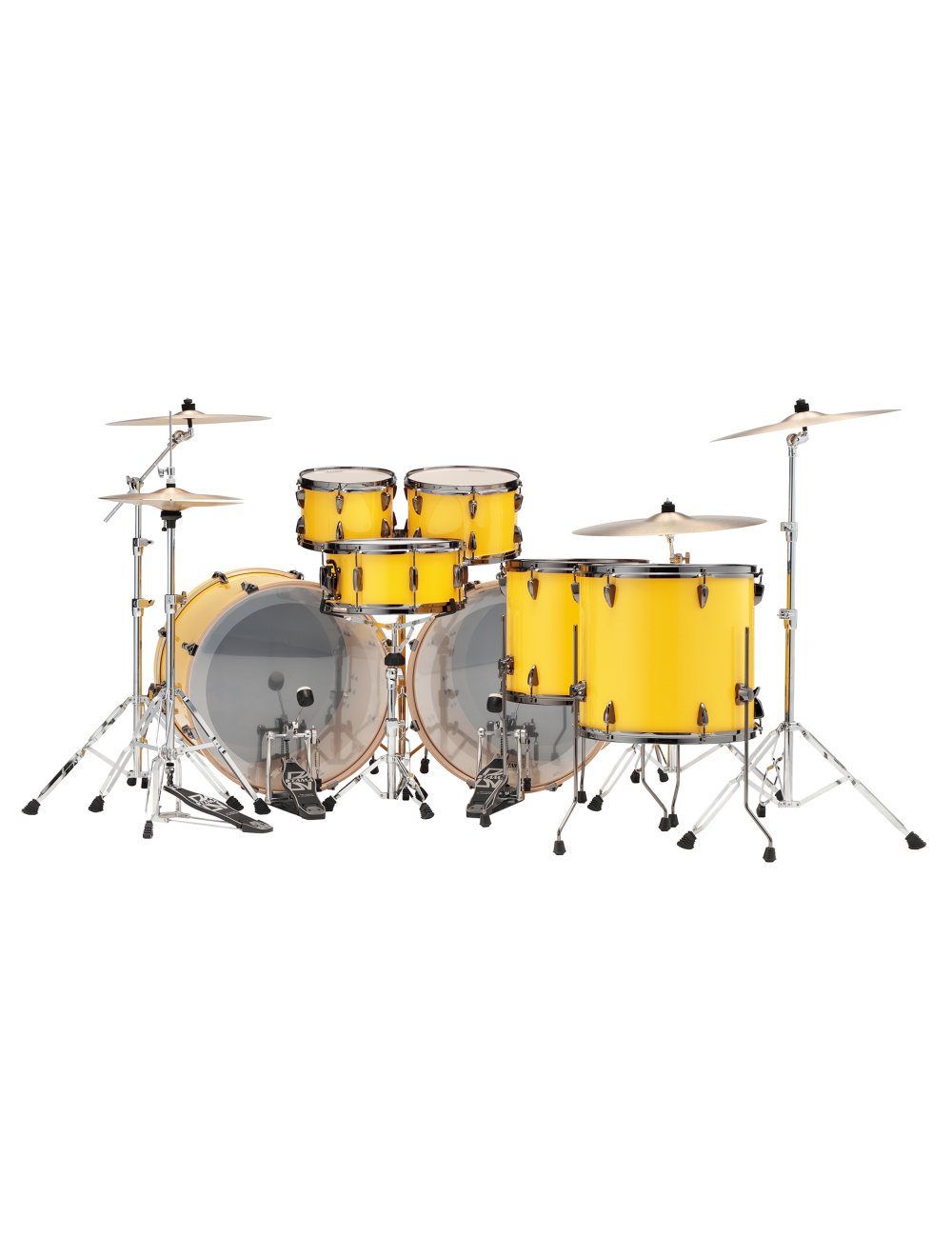 Tama Imperialstar 7-Piece Complete Kit w/ Double 22" Kick - Electric Yellow