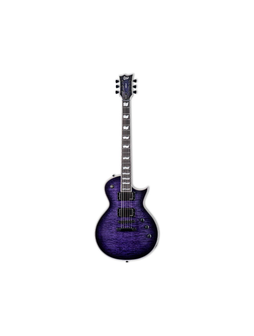 ESP LTD EC-1000 QM Electric Guitar - See Thru Purple Sunburst
