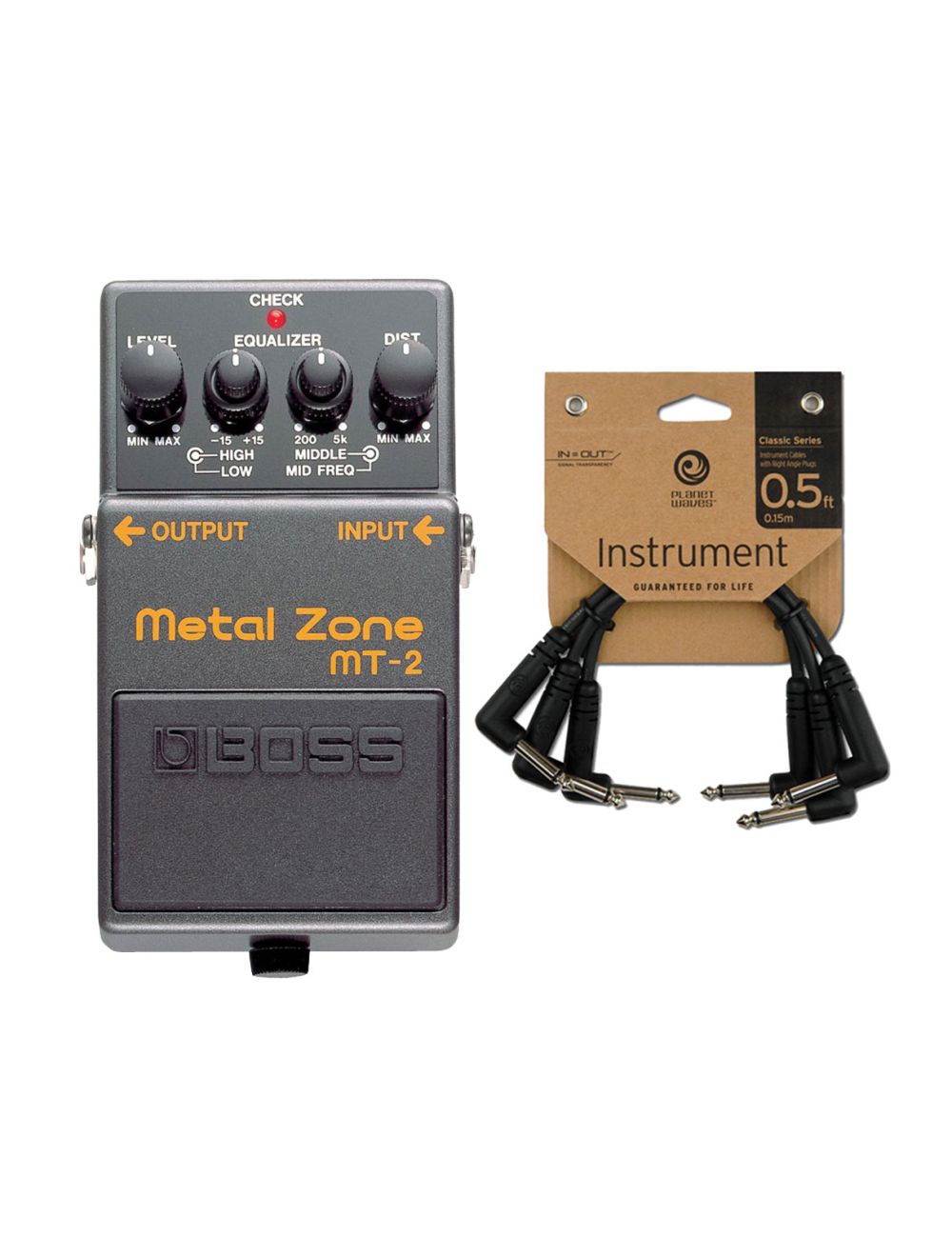 BOSS l Zone MT-2 パッチケーブル一本付き 売り買い BOSS Metal Zone MT-2 パッチケーブル一本付き