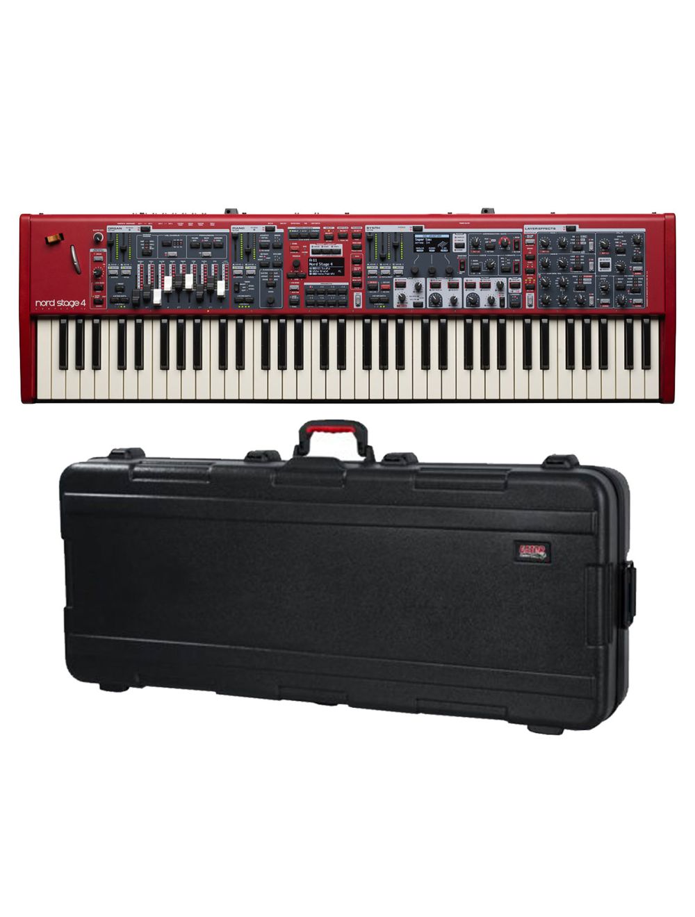 Nord Stage 4 Compact 73 Key Semi Weighted Keyboard Gator Cases TSA Case