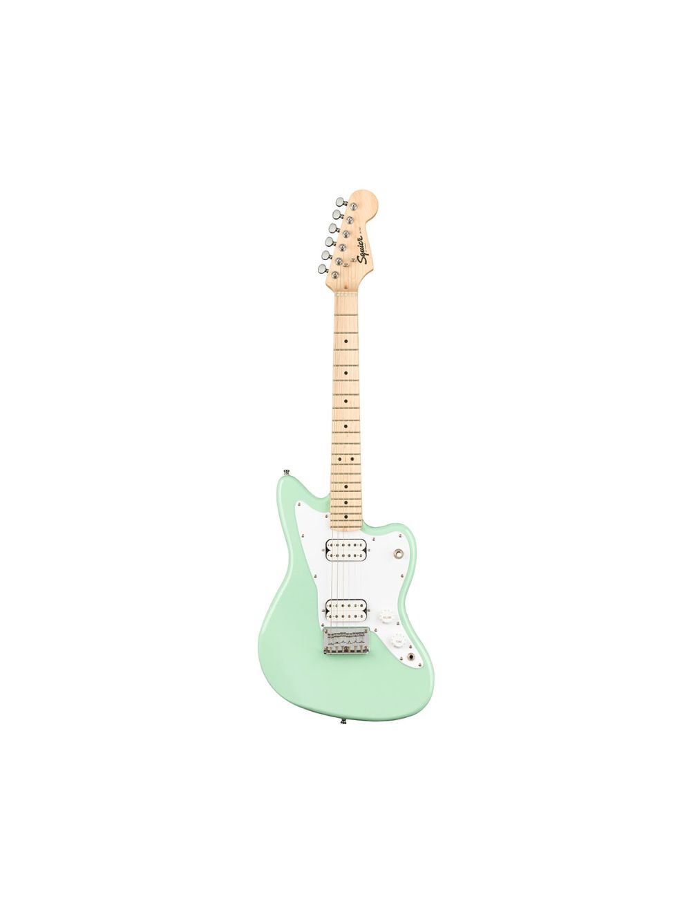 Used Squier Mini Jazzmaster HH - Surf Green w/ Maple FB