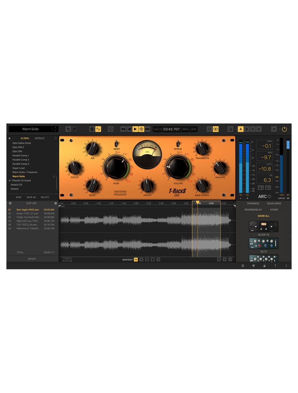 IK Multimedia CSR Hall Reverb Plug-In