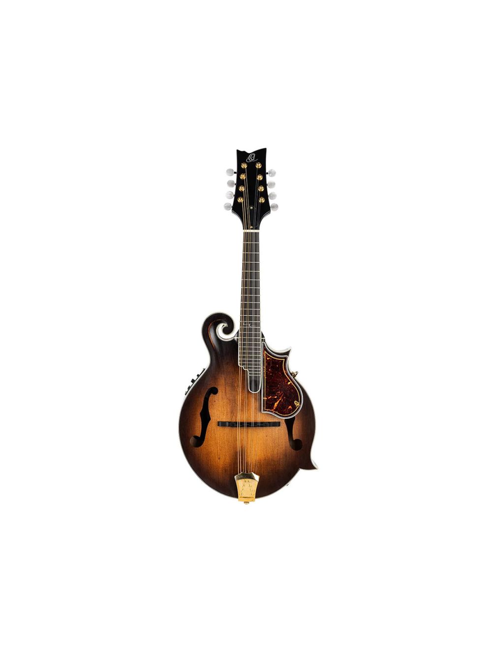 Ortega Guitars RMFE100AVO F-Style Series All Solid A/E Mandolin w/ Bag