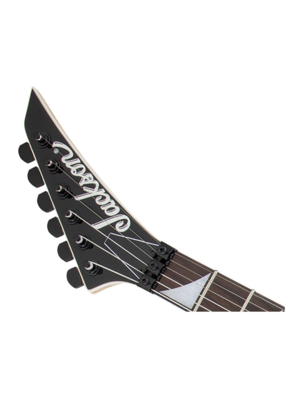 Used Jackson JS Series Warrior JS32 - Black w/ White Bevels w/ Amaranth FB