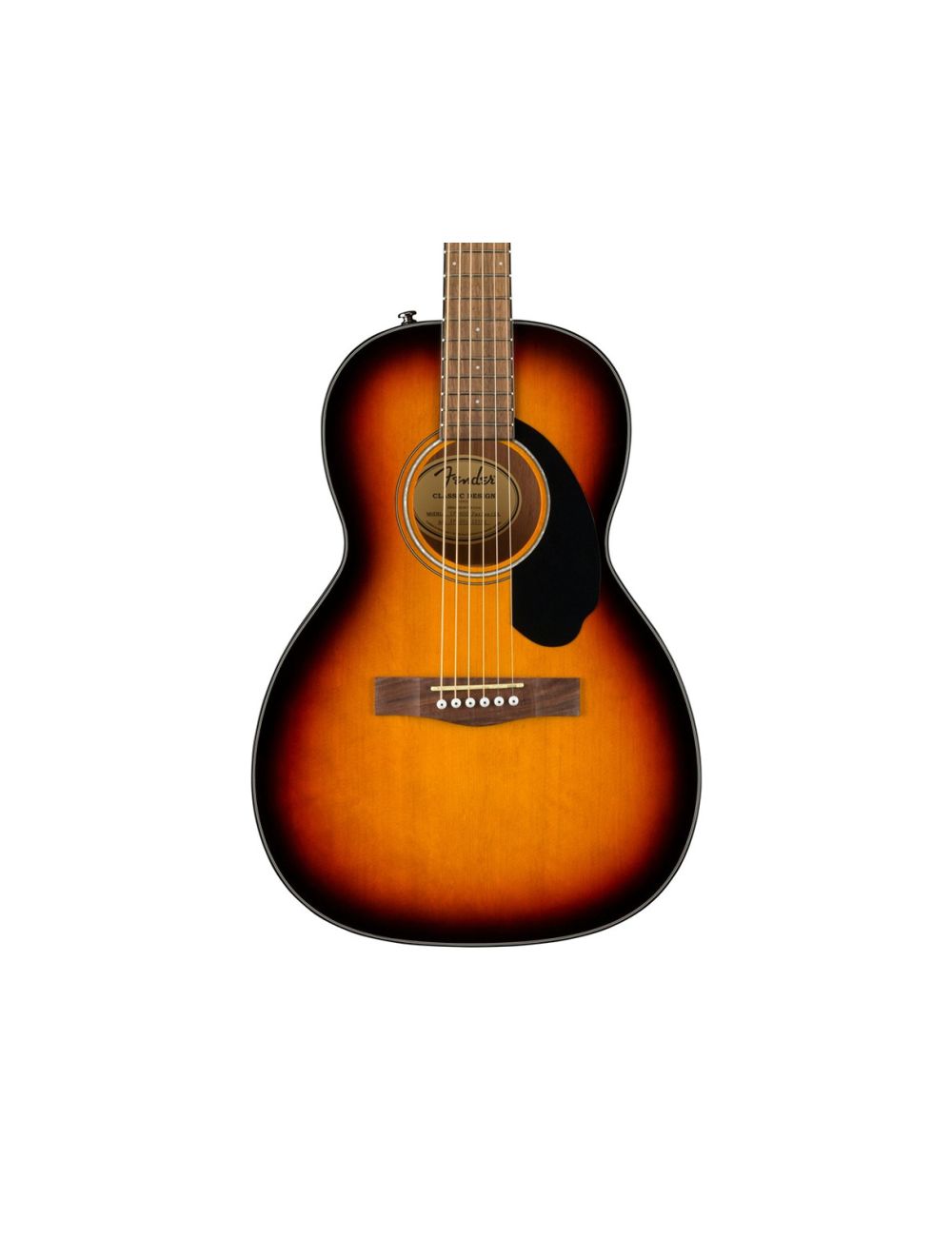Fender CP-60S Parlor Acoustic Guitar - 3-Color Sunburst w/ Walnut FB