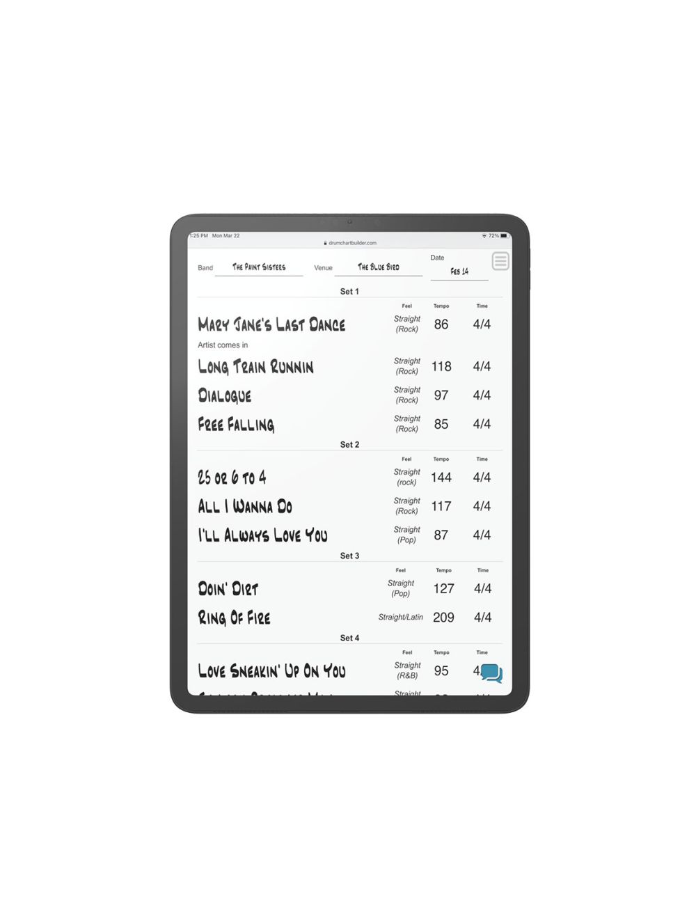 Subscriptions Drum Chart Builder 2 Year Subscription